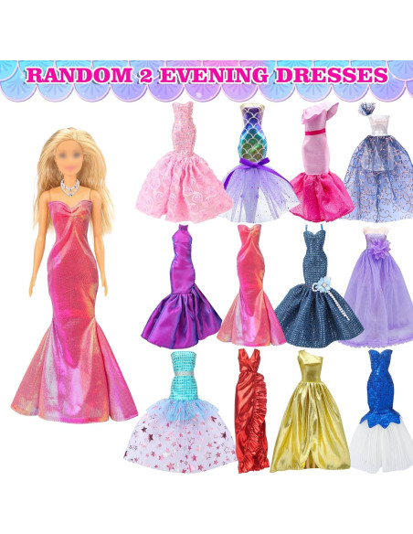 Paquete de 50 Ropa y Accesorios para Muñecas Style Shine