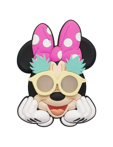 Imán de PVC Minnie Mouse con Gafas de Sol 6.35x7.62cm