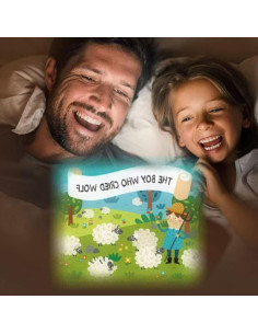 Proyector de Cuentos Matteobenni Amarillo para Niños 3-12 Años 2