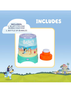 Máquina de Burbujas Cyclone Bluey a Prueba de Derrames 118ml 2
