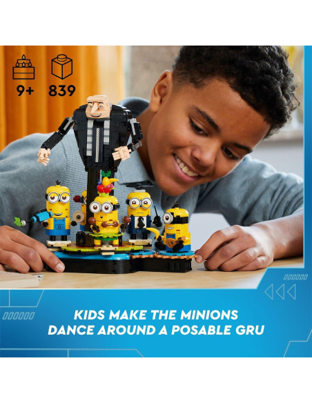 LEGO Mi Villano Favorito 4 Figura de Gru y Minions 839 Piezas