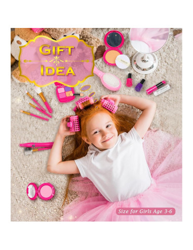 Kit de Maquillaje para Niñas BIBUTY - 14 Piezas y Accesorios