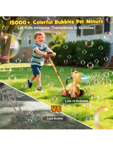 Juguete de burbujas automático Nicmore Jirafa 0.54 kg