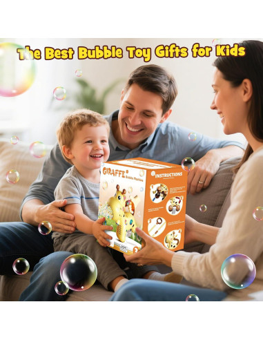 Juguete de burbujas automático Nicmore Jirafa 0.54 kg