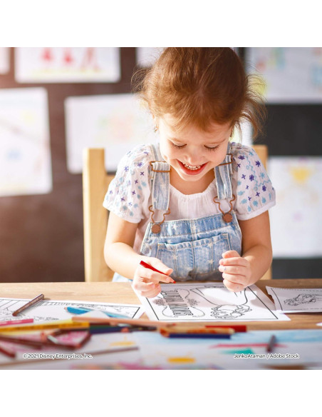 Libro para Colorear Princesas Disney Bendon 192 Páginas con Stickers