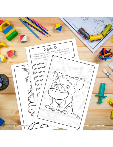 Libro para Colorear Princesas Disney Bendon 192 Páginas con Stickers