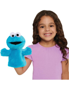 Títere de mano Cookie Monster Just Play 22.86 cm para niños 2
