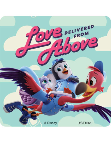 Stickers Disney T.O.T.S - 100 Piezas Hipoalergénicos