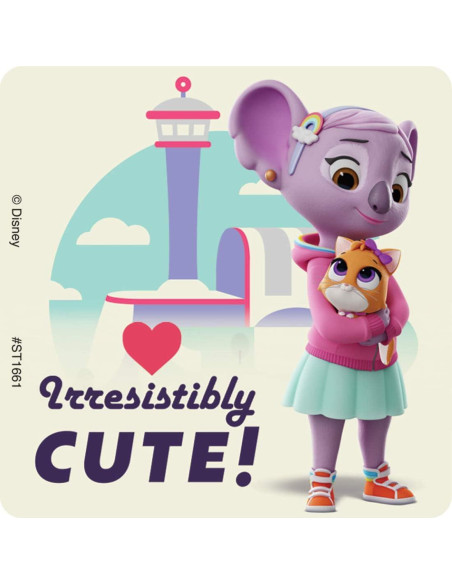 Stickers Disney T.O.T.S - 100 Piezas Hipoalergénicos