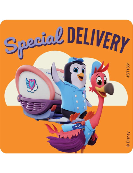 Stickers Disney T.O.T.S - 100 Piezas Hipoalergénicos