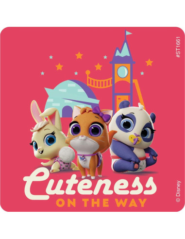 Stickers Disney T.O.T.S - 100 Piezas Hipoalergénicos