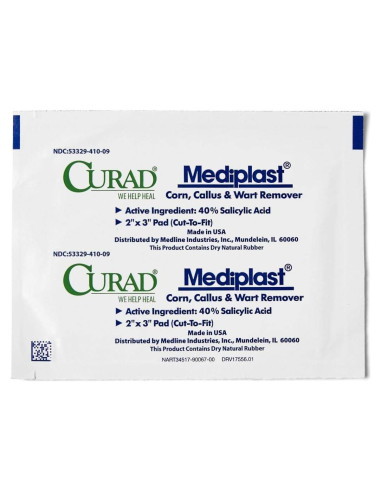 Curad Mediplast Eliminador de Maíz y Callos - 2 Almohadillas