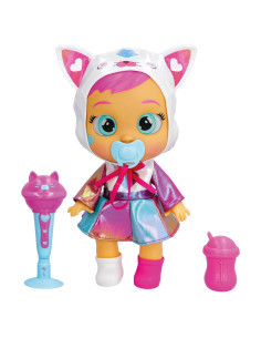 Muñeca Cantante Cry Babies Daisy 30.7cm - 15+ Sonidos Realistas