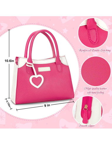 Bolso de Juguete Officygnet para Niña Rosa 22.6x17x7.6cm