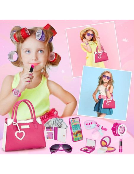 Bolso de Juguete Officygnet para Niña Rosa 22.6x17x7.6cm