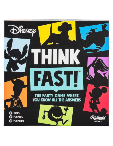 Juego de Trivia Disney Piensa Rápido Ridley's - 240 Cartas