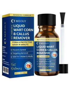 Removedor de Verrugas MEOLY 30 ML - Acción Rápida Ácido Salicílico