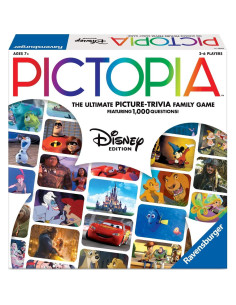 Juego de Trivia Familiar Disney Pictopia Wonder Forge 200 Tarjetas 2