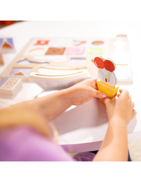 Juego de Rompecabezas Magnético de Helado Melissa & Doug - 16 Piezas