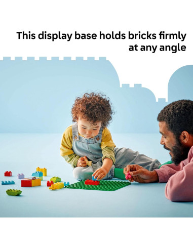 LEGO DUPLO Placa de Construcción Verde 25 cm - Juguete Educativo