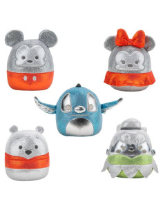 Cojines Squishmallows Disney100 5-Pack 12.7 cm Jazwares