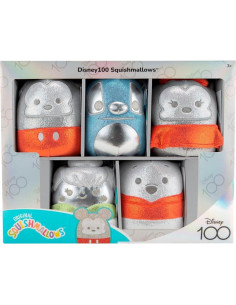 Cojines Squishmallows Disney100 5-Pack 12.7 cm Jazwares 2