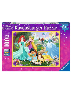 Rompecabezas Ravensburger Princesas Disney 100 Piezas XXL
