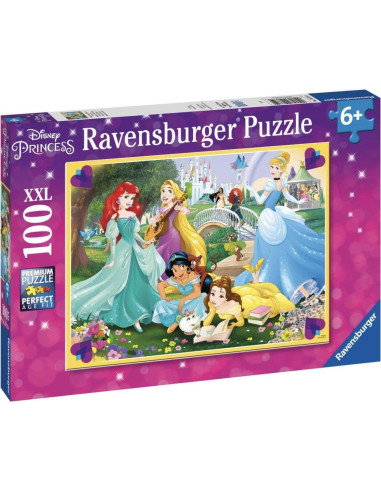 Rompecabezas Ravensburger Princesas Disney 100 Piezas XXL