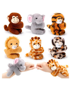 Paquete de 6 Pulseras de Chasquido de Peluche Gemscream