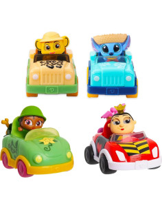 Vehículos Disney Doorables Wheelies Paquete de 6 Mini Figuras 2