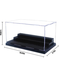 Caja de Exhibición Acrílica WMM para Minifiguras 25.4x15.5cm 2