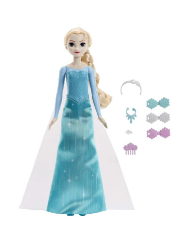Muñeca de moda Elsa Disney Frozen con accesorios 32.4cm