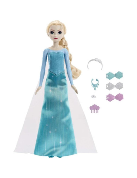 Muñeca de moda Elsa Disney Frozen con accesorios 32.4cm