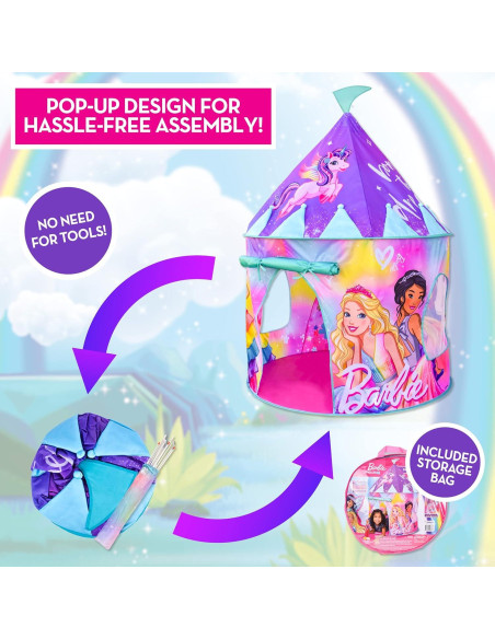 Tienda Castillo Pop Up Barbie Dreamtopia - Sunny Days 99x99x135cm