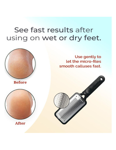 Raspador de Pies Microplane Colossal de Acero Inoxidable 27.5cm