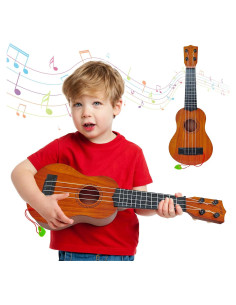 Guitarra Ukulele para Niños Woozettn 44x14x4 cm Juguete Musical
