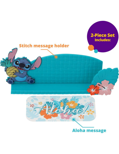 Adorno de Pastel Aloha Stitch Disney DecoSet Personalizable