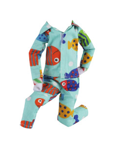 Pijama Camisón Verde Navidad E-TING para Muñeca Elfo