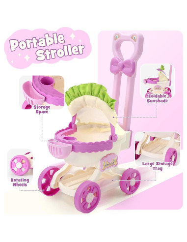 Conjunto Juguete Unicornio Interactivo TUZT 9 Piezas