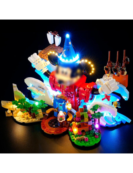 Kit de Luz LED YEABRICKS para LEGO 21352 Magia de Disney