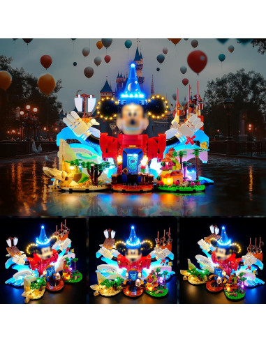 Kit de Luz LED YEABRICKS para LEGO 21352 Magia de Disney