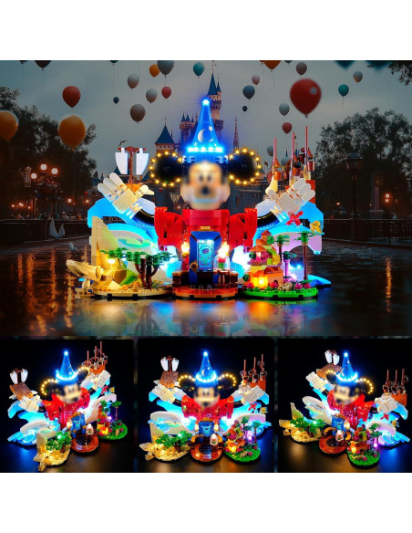 Kit de Luz LED YEABRICKS para LEGO 21352 Magia de Disney