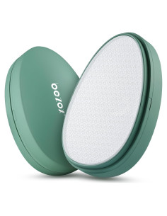 BEZOX Lima de Pies de Vidrio Nano Verde - Exfoliador Efectivo