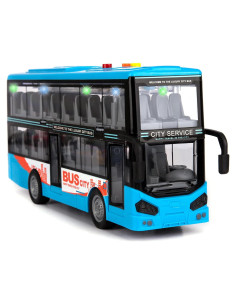 Autobús de Doble Piso ArtCreativity con Luces y Sonidos 28 cm