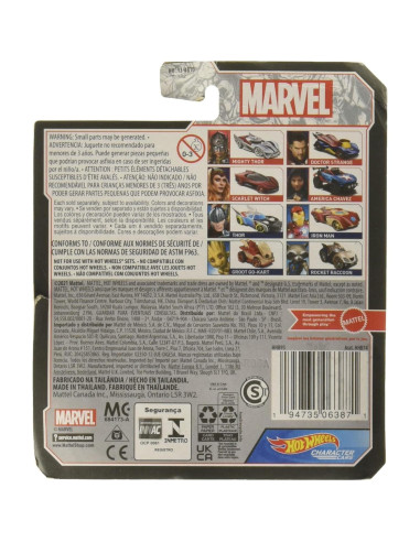 Hot Wheels Auto Dr. Strange Marvel 1:64 Detalles Auténticos
