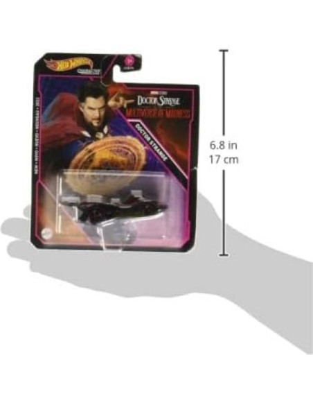 Hot Wheels Auto Dr. Strange Marvel 1:64 Detalles Auténticos