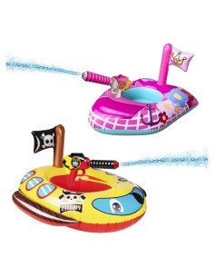 Flotadores de Piscina 10Leccion para Niños 3-8 Años - Barco Pirata y Yate