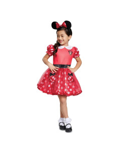 Disfraz Disney Minnie Mouse para Niñas Talla 2T Rojo