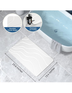 Alfombra de Baño Antideslizante PUCUN 61x41 cm Diatomita 2