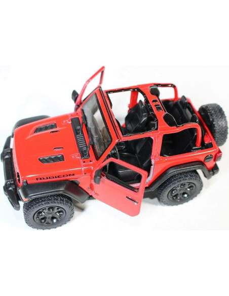 Modelo de Coche de Juguete KiNSMART Jeep Wrangler Rubicon 12.7 cm